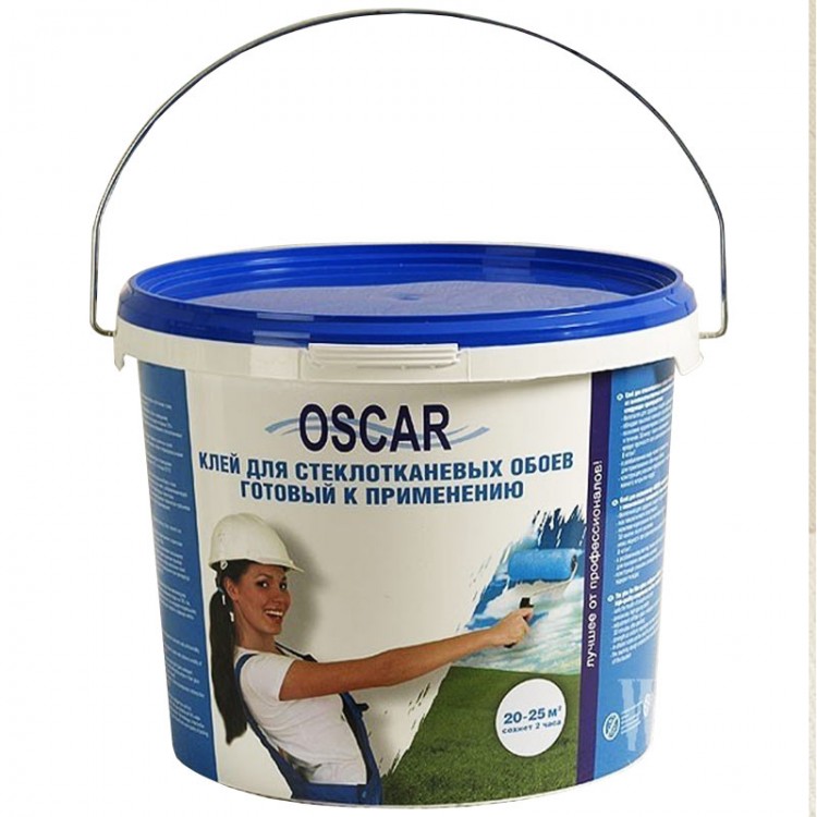 Готовый клей Oscar для стеклообоев, 5 кг