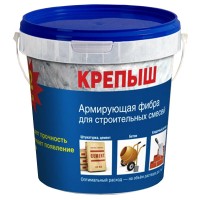 Армирующая фибра для штукатурных смесей и бетонов 0,5кг