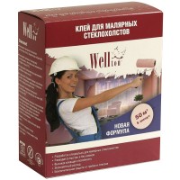 Клей Wellton для малярных стеклохолстов, пачка 300 г